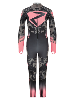 Lyžiarska kombinéza Ziener RCE Racesuit Padded Junior Black Foggy Print Pink Vanilla - 2023/24