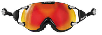 Lyžiarske okuliare Casco FX70 Carbonic Black Orange Mirror - 2024/25