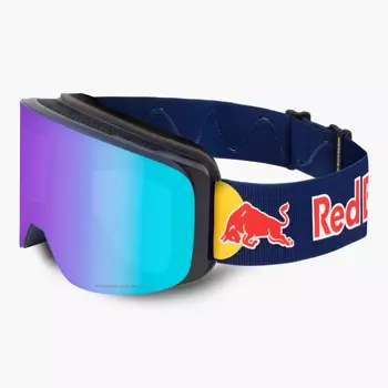 Lyžiarske okuliare RED BULL SPECT Magnetronslick-002 Matt Dark Blue/Smoke Blue Mirror - 2022/23