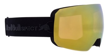 Lyžiarske okuliare Red Bull Spect Chute 01 Black/Brown & Gold Mirror - 2023/24