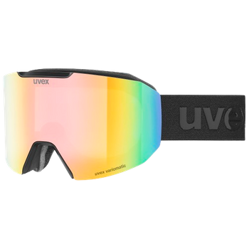 Lyžiarske okuliare Uvex Evidnt Attract Small V Black Matt - 2024/25