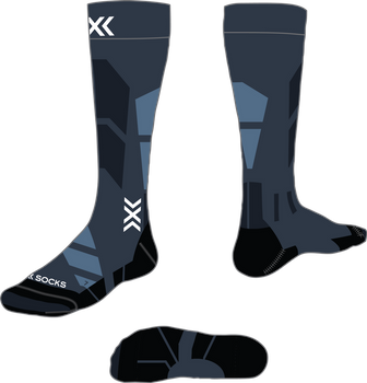 Lyžiarske ponožky X-Socks Ski Perform OTC Marine/Mineral Blue - 2024/25