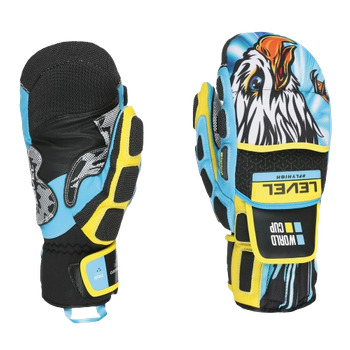 Lyžiarske rukavice Level Worldcup CF Mitt Yellow/Blue 2024/25