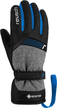 Lyžiarske rukavice REUSCH Flash GORE-TEX Junior Black/Black Melange/Brilliant Blue - 2022/23