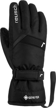 Lyžiarske rukavice Reusch Flash GORE-TEX Junior Black/White - 2023/24