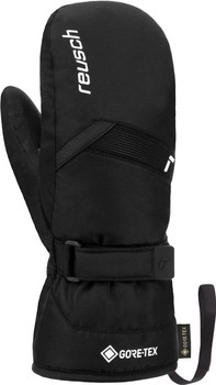 Lyžiarske rukavice Reusch Flash GORE-TEX Junior Mitten Black/White - 2023/24