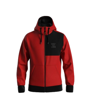 Mikina ENERGIAPURA Sweatshirt Full Zip With Hood Kopaonik Red - 2022/23