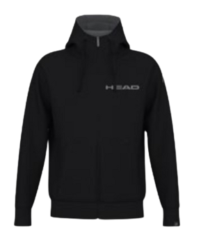 Mikina HEAD Hoodie FZ Black - 2024/25