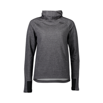 Mikina POC W`S Merino Hood Sylvanite Grey Melange - 2023/24