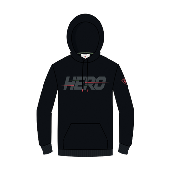 Mikina Rossignol Hero Hoodie Black - 2023/24