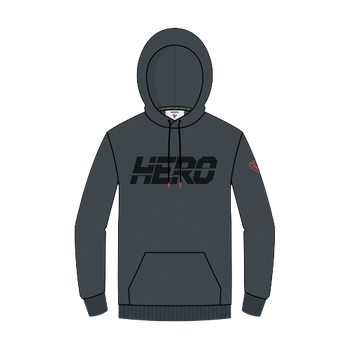 Mikina Rossignol Hero Hoodie Onyx Grey - 2023/24