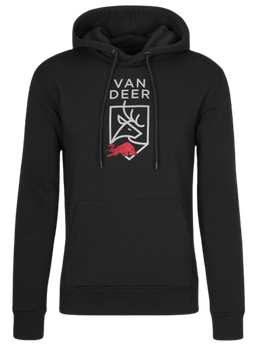 Mikina s kapucňou Van Deer Logo Hoodie Black - 2024/25