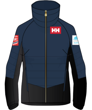 Páperová bunda Helly Hansen World Cup Insulator Jacket Ocean - 2023/24