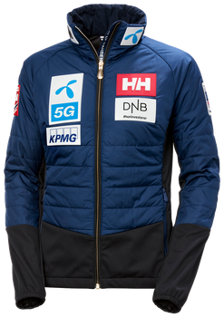 Páperová bunda Helly Hansen World Cup Insulator Jacket Ocean NSF - 2023/24