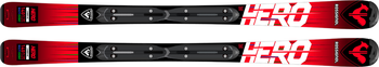 Skis Rossignol Hero JR 100-140 + Kid 4 GW B76 Black - 2023/24