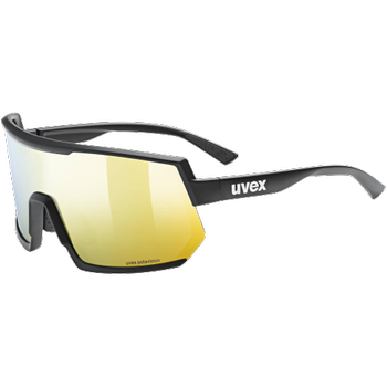 Slnečné okuliare Uvex Sportstyle 235 P - Black Mat/Mirror Yellow - 2023