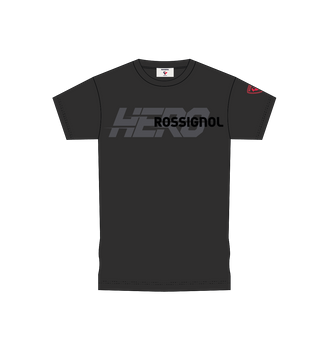 Tričko Rossignol New Hero Graphic Tee Black - 2024/25