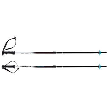 Turistické palice HEAD Supershape Team Adjustable White/Black/Speed Blue - 2024/25