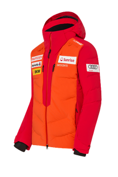 Zateplená bunda Descente Swiss Down/Down Jacket Momiji Orange - 2023/24