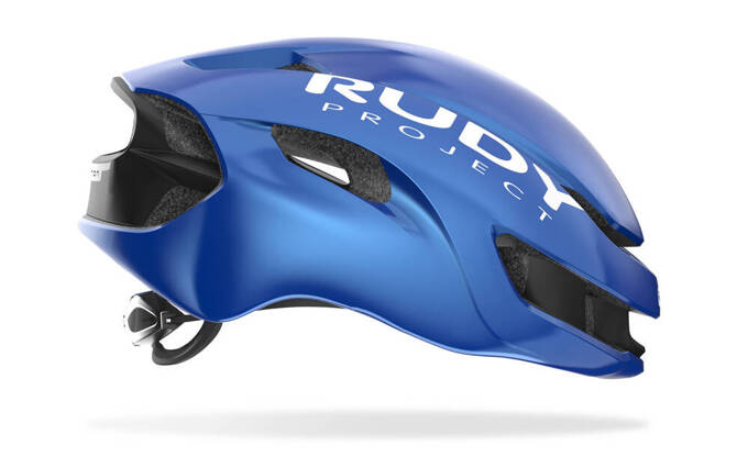  Bike Helmet Rudy Project NYTRON BLUE METAL (SHINY) - BLACK (MATTE)