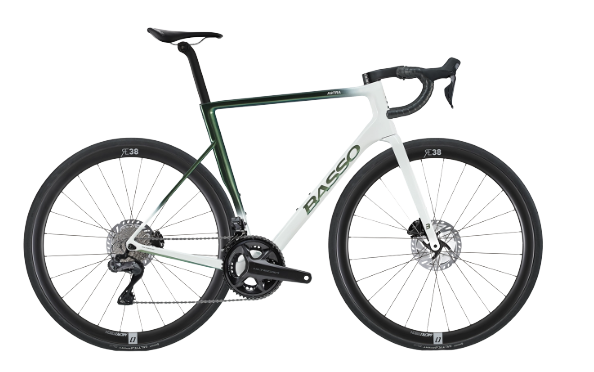 Cestny Bicykel Basso Astra 105 Di2 Pop Green/Microtech RE38 - 2023