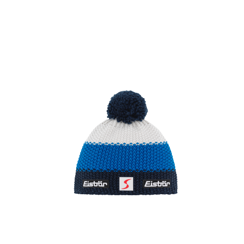 Čiapka Eisbar Star Pompon SP Kids Night Mottled/Bugatti/White - 2023/24