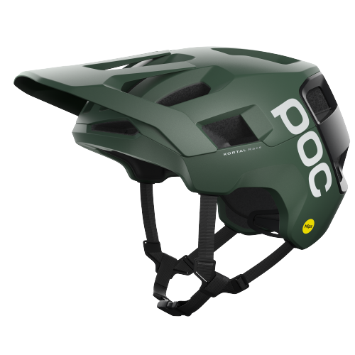 Cyklistická prilba POC Kortal Race MIPS Epidote Green/Uranium Black Metallic/Matt - 2024