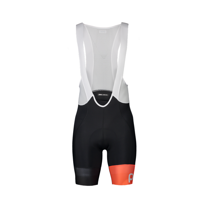 Cyklistické kraťasy POC Essential Road VPDS BIB Shorts Uranium Black/Hydrogen White - 2024