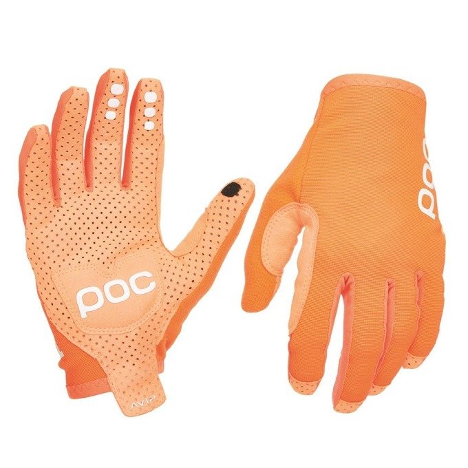 Cyklistické rukavice POC AVIP Glove Long Zink Orange - 2024