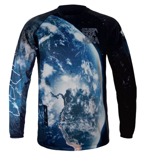 Cyklistický dres Energiapura Argo Long Sleeve T-shirt Life Planet - 2023