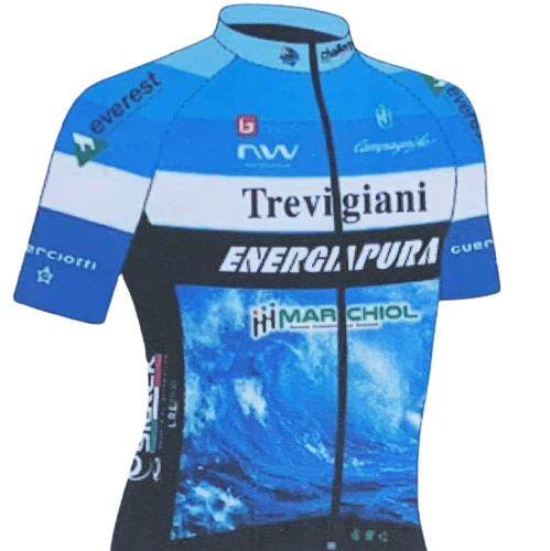 Cyklistický dres Energiapura T-Shirt Full Zip Life Trevigiani Team/Ragl Alexander - 2023