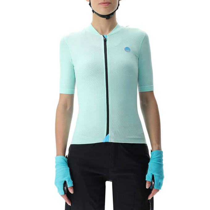 Cyklistický dres UYN Lady Biking Lightspeed Brook Green/Black - 2023