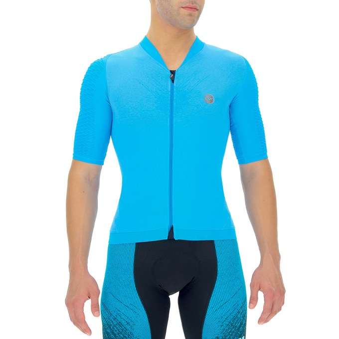 Cyklistický dres UYN Man Biking Airwing Turquoise/Black - 2023