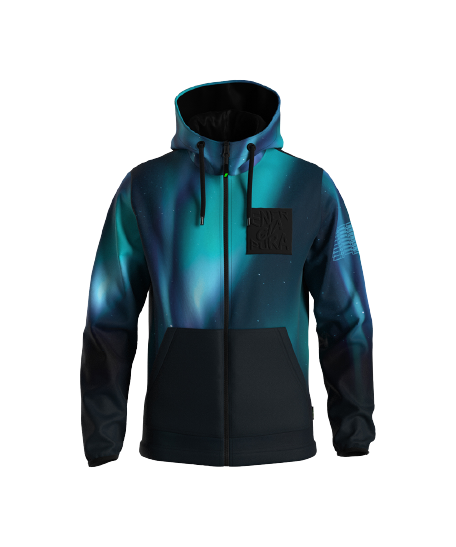 ENERGIAPURA Sweatshirt Full Zip With Hood Life Aurora Blue - 2023/24