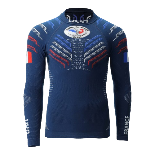 Funkčné tričko UYN Natyon 3.0 Junior France UW Shirt LG SL Turtle Neck - 2024/25