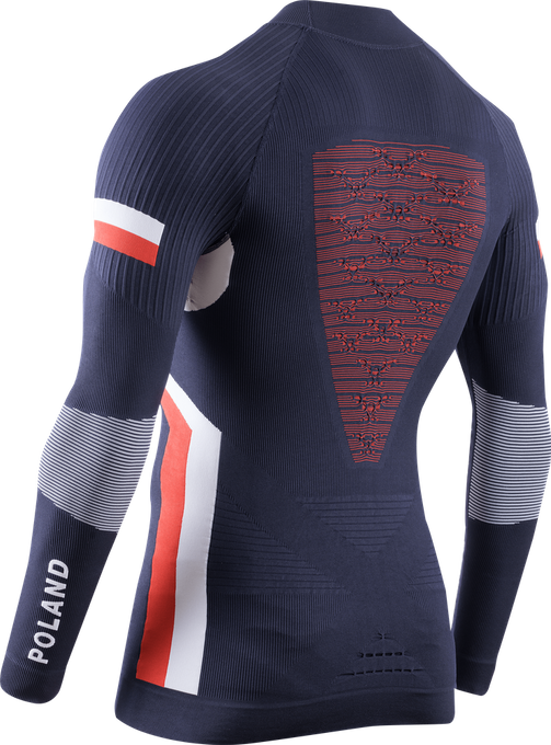 Funkčné tričko X-Bionic Energy Accumulator 4.0 Patriot Shirt Turtle Neck LG SL Poland - 2023/24