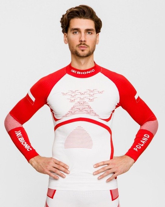 Funkčné tričko X-Bionic Energy Accumulator Patriot Shirt Turtle Neck LG SL Poland - 2023/24