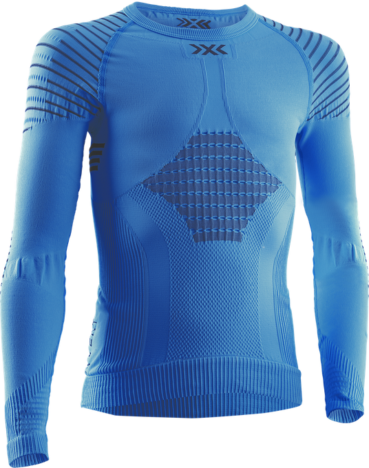 Funkčné tričko X-Bionic Invent 4.0 Shirt LG SL Junior Teal Blue/Anthracite - 2024/25