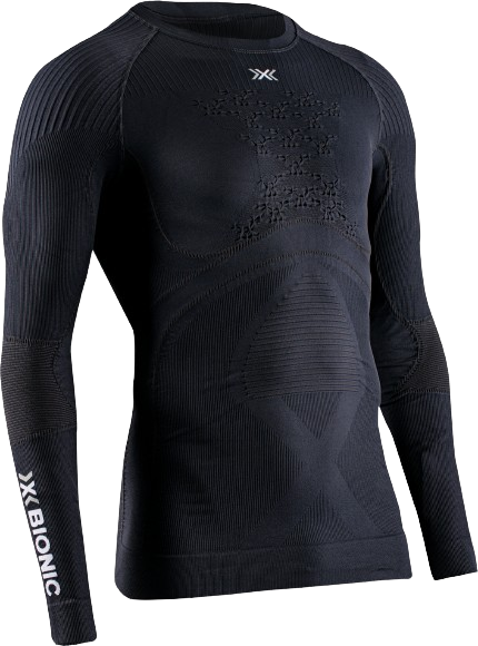 Funkčné tričko X-bionic Energy Accumulator 4.0 Shirt LG SL Men Opal Black/Arctic White - 2024/25