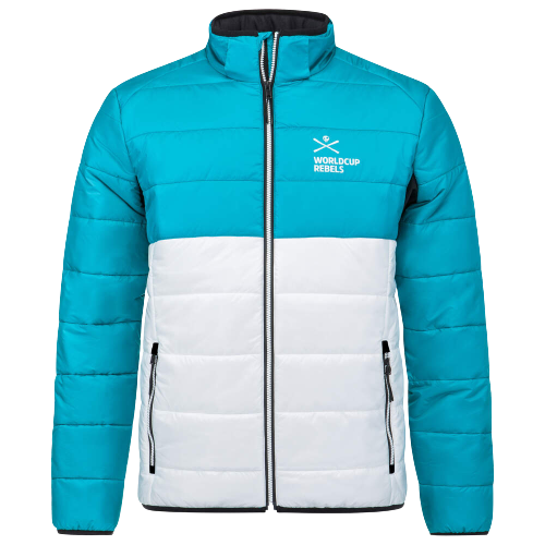 Izolační bunda HEAD Race Kinetic Jacket Junior Blue/White - 2024/25