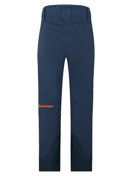 Lyžiarske nohavice Ziener Tewes Full-Zip Man Blue Foggy Print Dark Navy - 2024/25