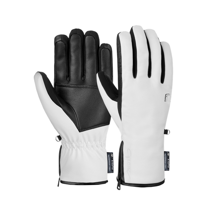 Lyžiarske rukavice Reusch Tiffany R-TEX® XT White/Black - 2024/25