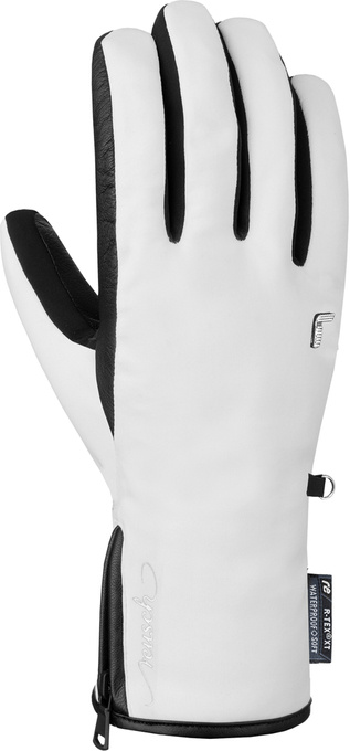 Lyžiarske rukavice Reusch Tiffany R-TEX® XT White/Black - 2024/25