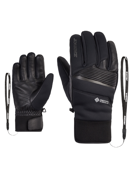 Lyžiarske rukavice Ziener Ganno WS Man Glove Ski Alpine Black - 2024/25