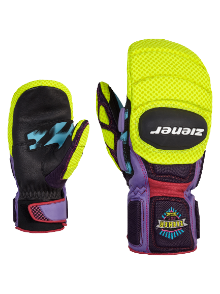 Lyžiarske rukavice Ziener Gatoro PR Mitten Glove Race Multicolor - 2023/24