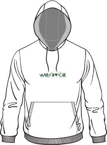 Mikina ENERGIAPURA Sweatshirt With Hood Lucas Braathen White/Vamos Dancar - 2022/23