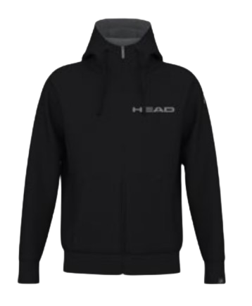 Mikina HEAD Hoodie FZ Black - 2024/25