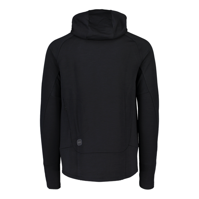 Mikina POC M's Merino Zip Hood Uranium Black - 2023/24