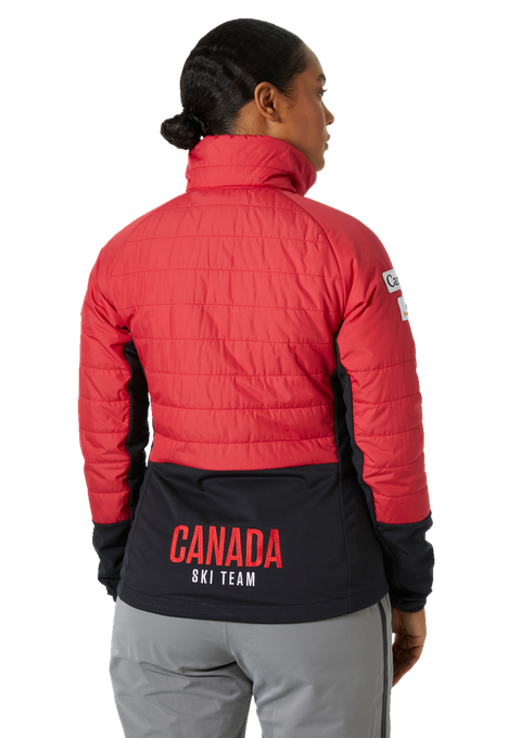 Páperová bunda Helly Hansen World Cup Insulator Jacket Red - 2023/24