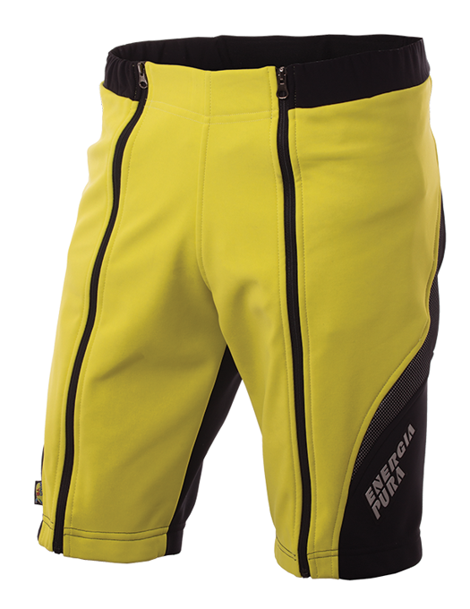 Šortky ENERGIAPURA New Wengen Bicolor Yellow/Black